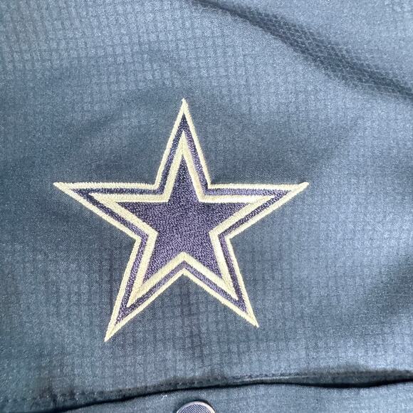 Columbia PFG Dallas Cowboys Button Up Shirt Mens XXL Navy Blue Vented Casual - Picture 3 of 13